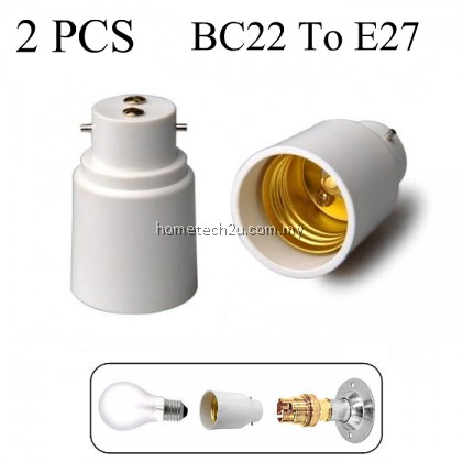 B22 to E27 Lamp Light Bulb Base Socket Converter Adaptor B22 to E27 Lamp Light Bulb Base Socket Converter Adaptor